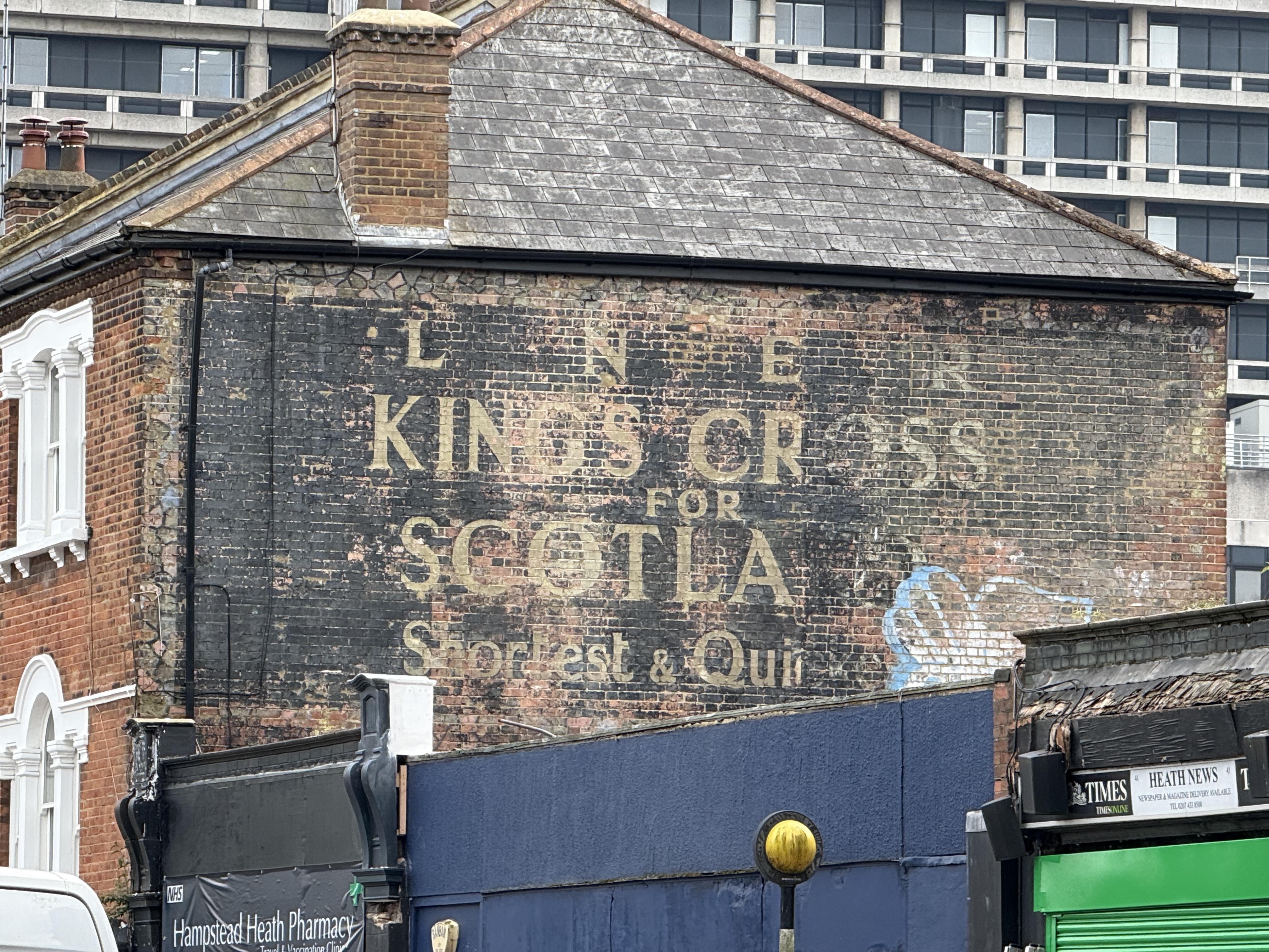 Signage for LNER in Hampstead